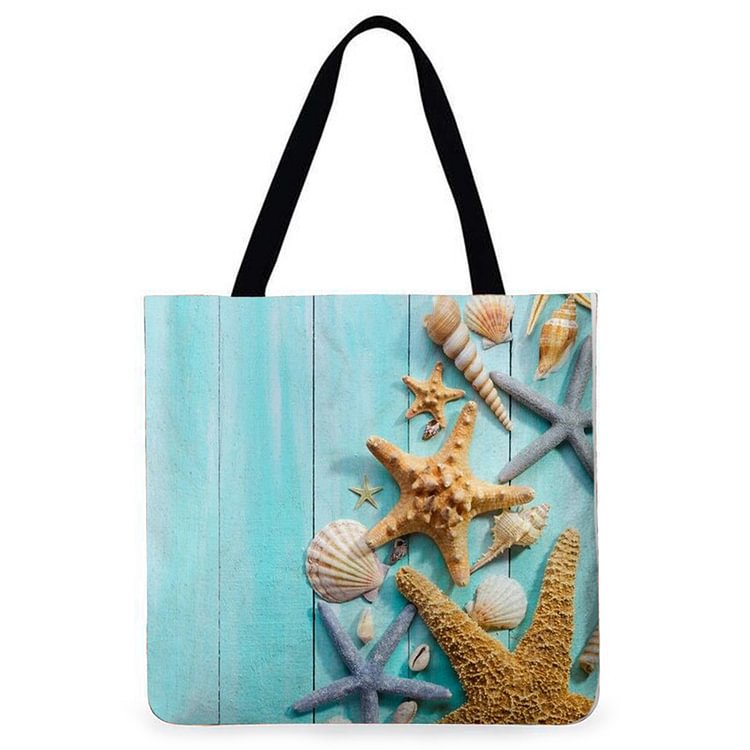 Starfish - Diamond Painting Linen Handbag - 40*40CM