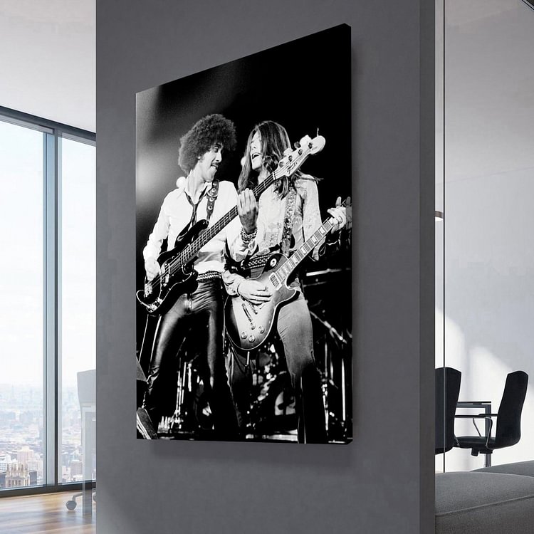 Thin Lizzy Concert Live Canvas Wall Art