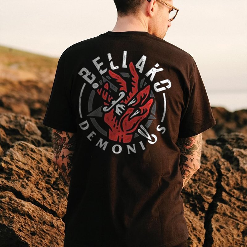 UPRANDY Bellako Demonios Printed T-shirt -  UPRANDY