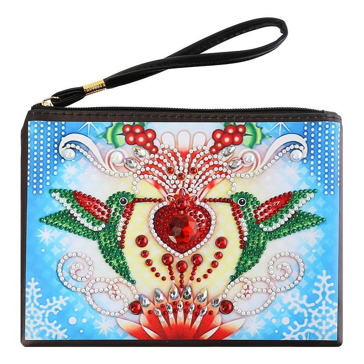 DIY Magpie Special Shaped Diamond Painting Wristlet Clutch Women Wallet