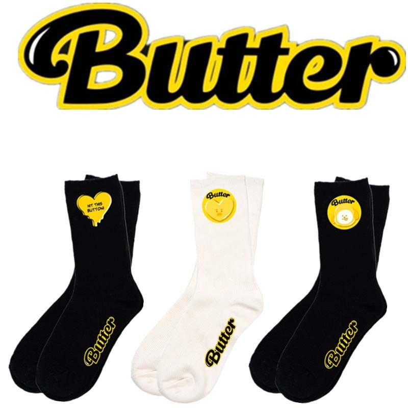 방탄소년단 BT21 Butter Album Cute Socks