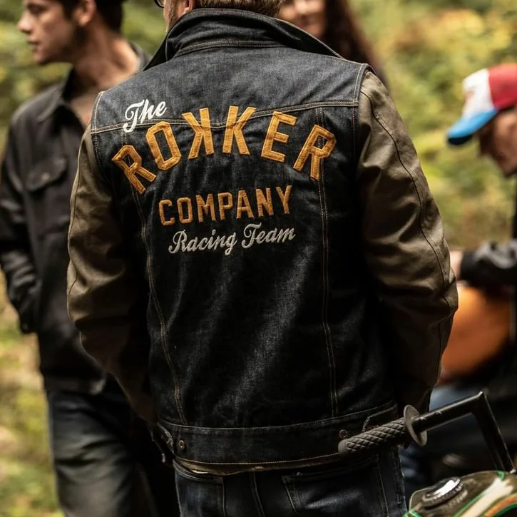 Mens Rokker Company Motorcycle Jacket