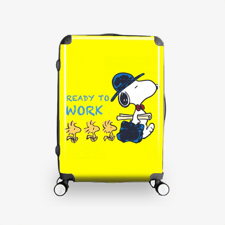 Ready To Work, Snoopy Hardside Luggage