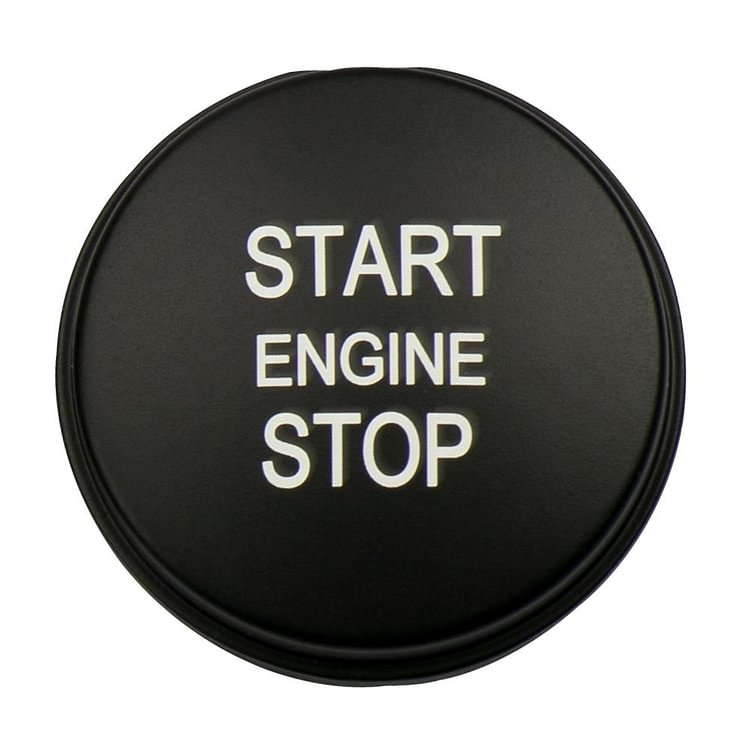 Start Stop Engine Button Replace Cover for Land Rover Range Rover (Black)