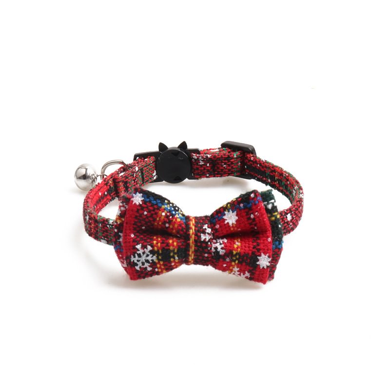 Christmas Snowflake Printed Pet Collar - Livereid