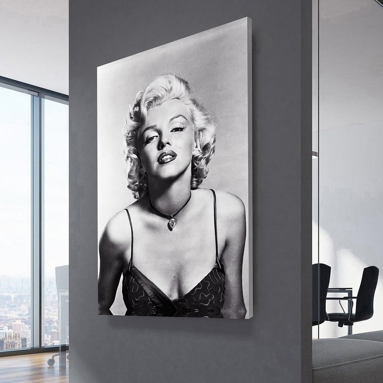 Marilyn Monroe Hollywood Photo Canvas Wall Art