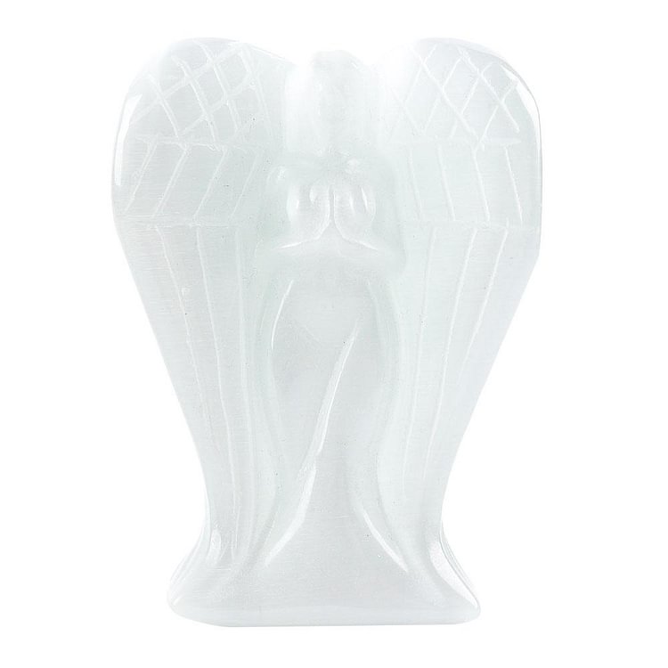 Hand Carved Cat Eye Crystal Angel Figurine Statue Model Bulk Crystal wholesale suppliers