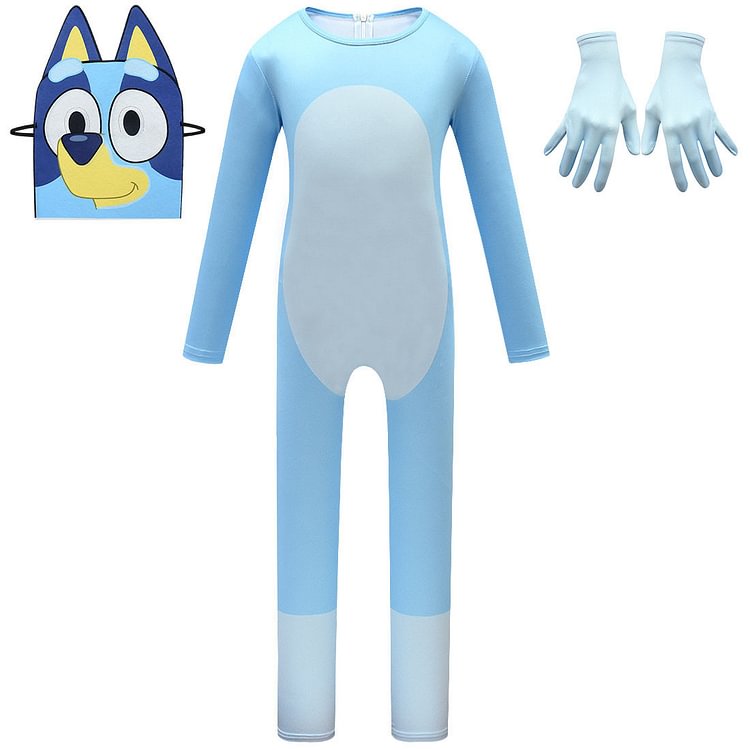 Mayoulove bluey Bourrouilh cosplay dress tights children Halloween performance suit 4546-Mayoulove