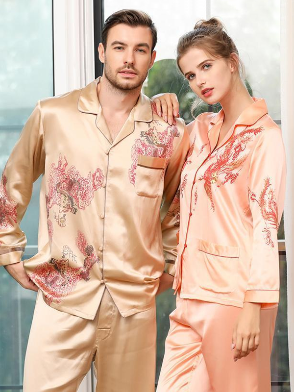 30 Momme Luxury Couple's Silk Pajamas
