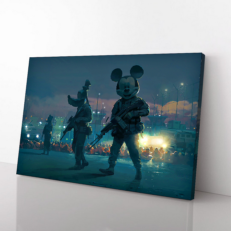 Dark Style - When Disney Started to Rule the World Canvas Wall Art