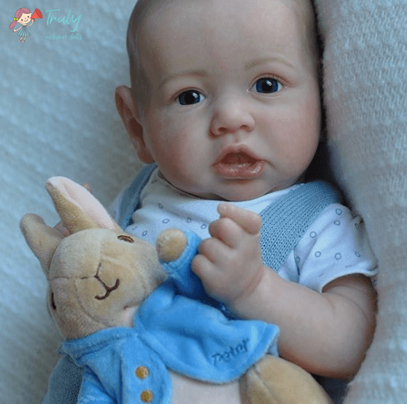 Lifelike & Realistic Weighted Newborns 12'' Cute Reborn Full Silicone Baby Girl Doll Felix by Creativegiftss® 2022 -Creativegiftss® - [product_tag]