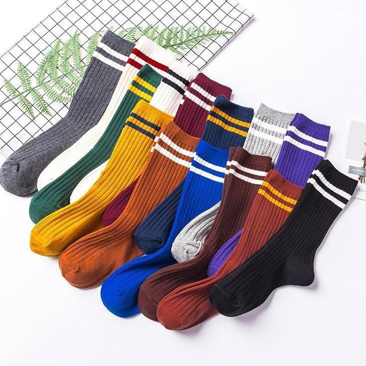 Korean Style Striped Socks