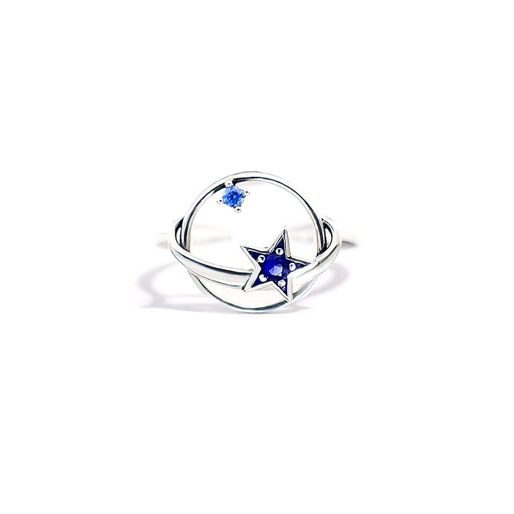 For Mom - S925 You are My Whole World Planet Ring