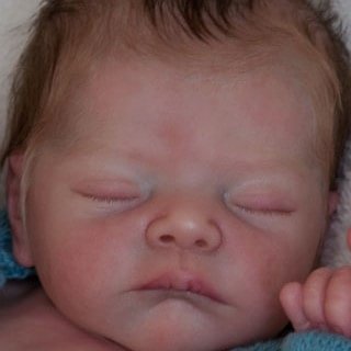  [3-7 Day Delivery] 17" Sleeping Reborn Boy Doll Cyrus,Unique Gift Set for Friends - Reborndollsshop.com-Reborndollsshop®