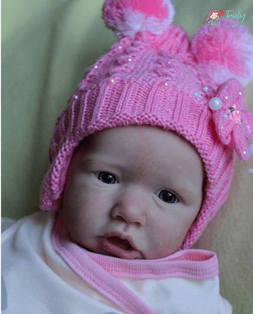 Cute Small Silicone Baby Dolls Reborns 12 inch Liz Real Lifelike Reborn Baby Girl by Creativegiftss® 2022 -Creativegiftss® - [product_tag]