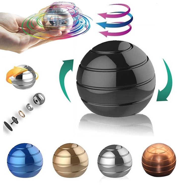 2ps/set Full Body Optical Illusion Fidget Spinner Ball - tree - Codlins