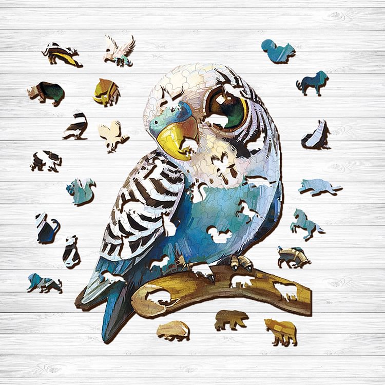 Cute Owl Wooden Jigsaw Puzzle