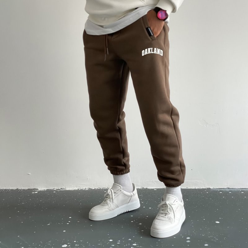 "Oakland" Fleece Sweatpants / Techwear Club / Techwear