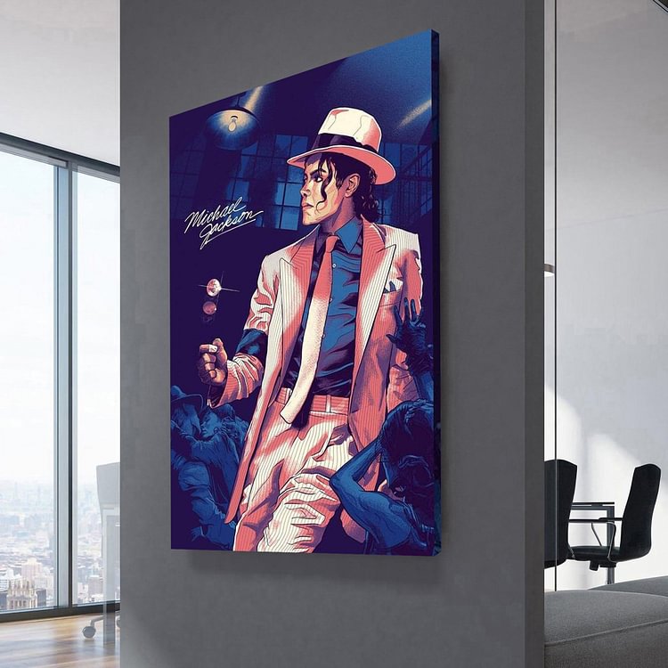 Michael Jackson - King Of POP Canvas Wall Art