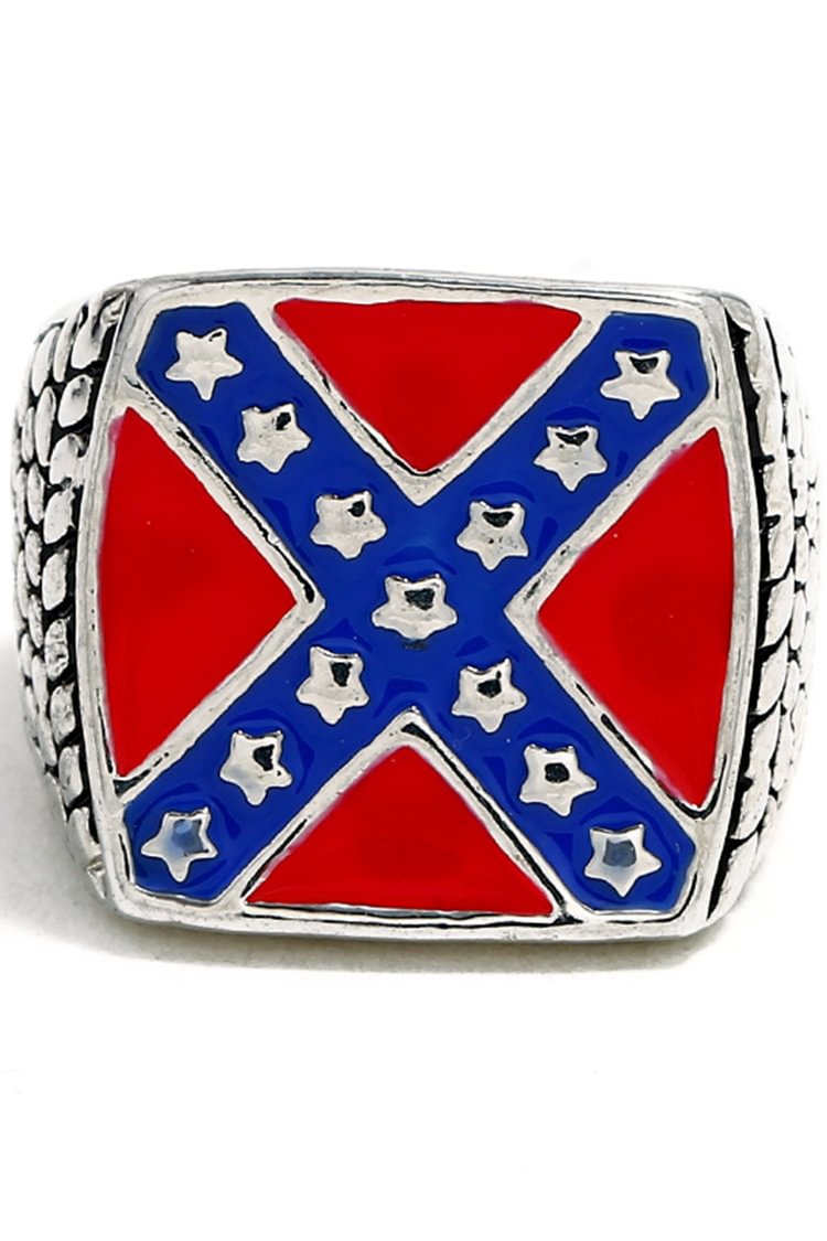 Tiboyz American Independence Day Flag Ring Knuckle Ring