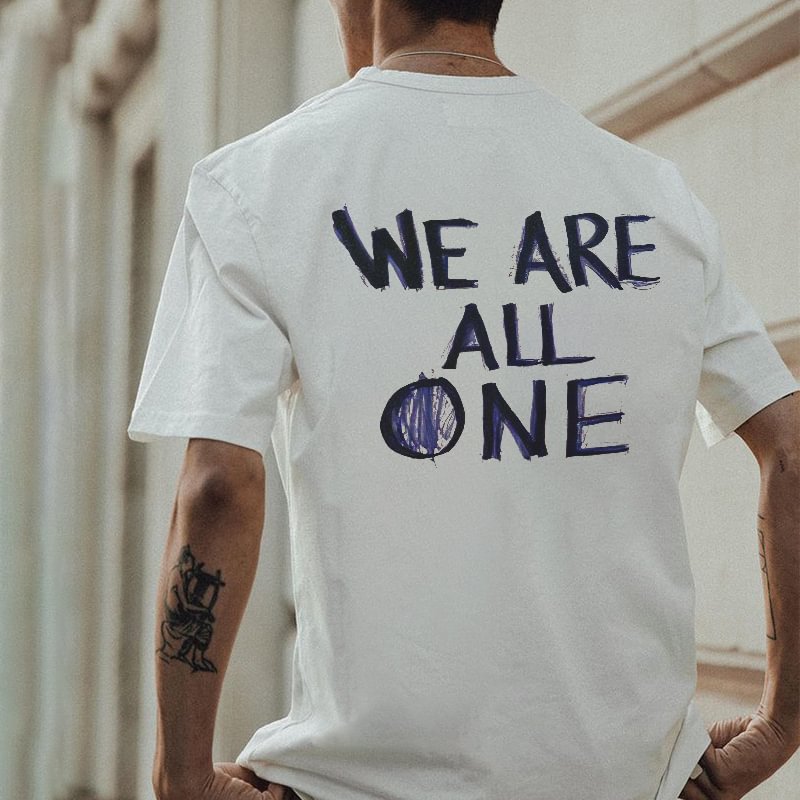 We Are All One Men's Basic T-shirt - Cloeinc