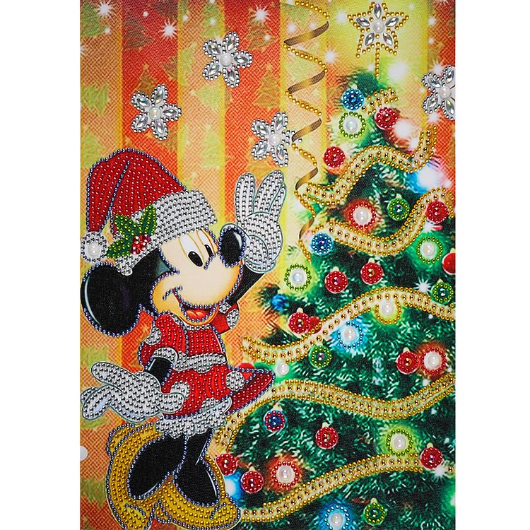 Cartoon Mouse - Special Shaped Diamond Painting - 30*40CM