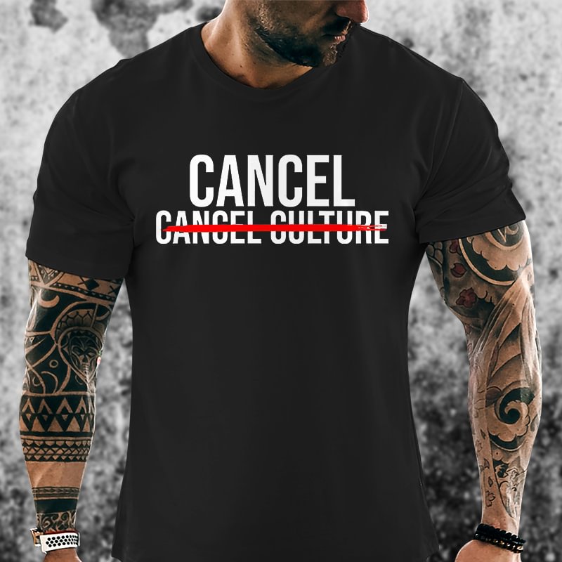 Livereid Cancel Cancel Culture Printed T-shirt - Livereid