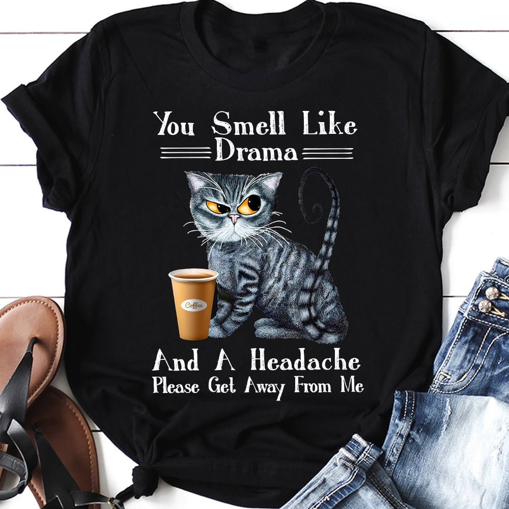 Cat Drama Dark Classic T Shirt