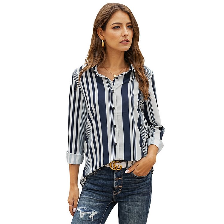 Blouses For Women Fashion, Casual Long Sleeve Button Down Shirts Tops
