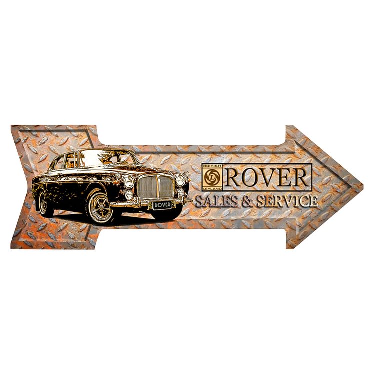 Rover - Arrow Shape Tin Sign - 16*45CM