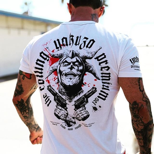 Livereid Bloody Gunslinger Print White T-shirt - Livereid