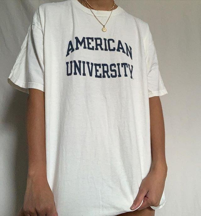 american university t shirt