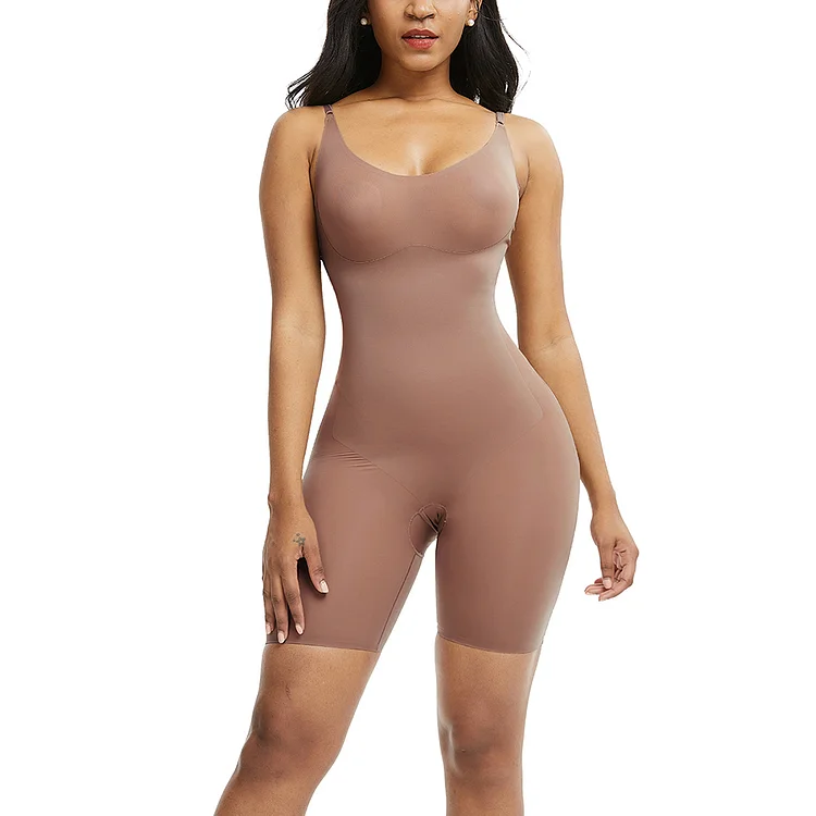 Skin Large Size Full Body Shaper Solid Color Smooth Lines