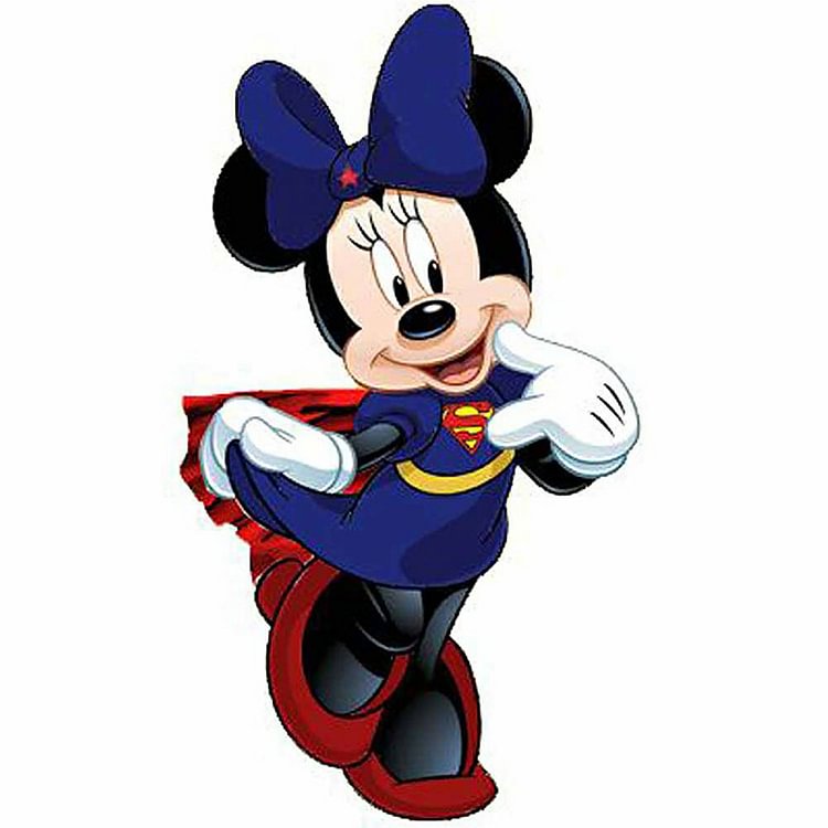 Mickey Mouse - Full Round Drill Diamond Painting - 30x30cm(Canvas)