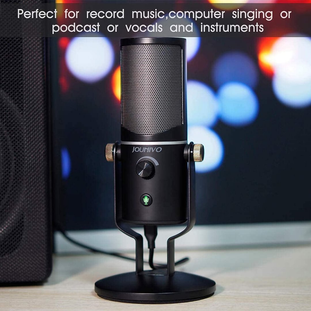 USB Microphone Computer Cardioid Condenser Mic, JOUNIVO PC Laptop