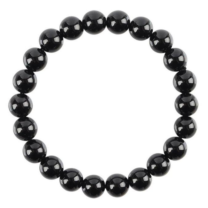 8mm Black Obsidian Bracelet Crystal wholesale suppliers