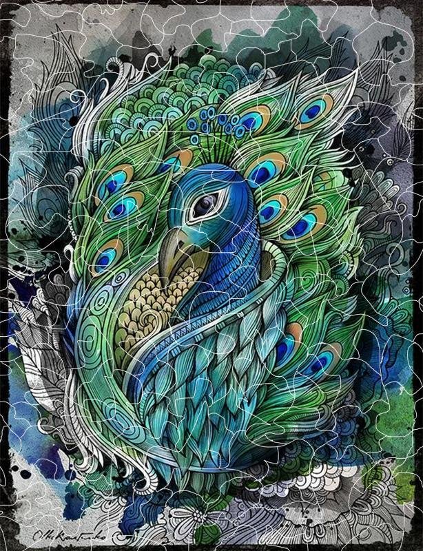 Peacock wooden puzzle(CHRISTMAS SALE)-Ainnpuzzle