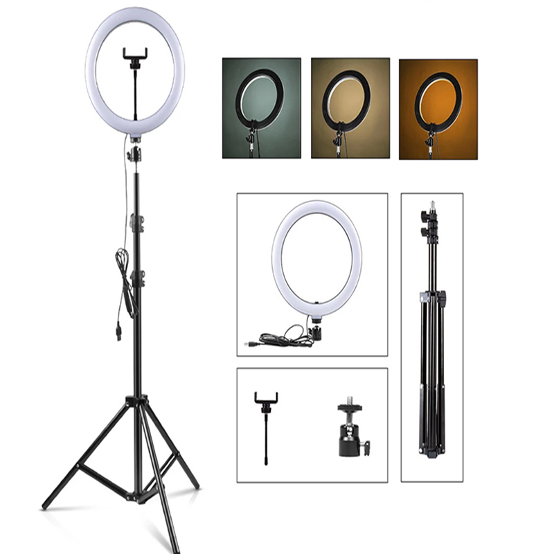6" Ring Light Tripod With Stand For Phone、14413221362536236236、sdecorshop