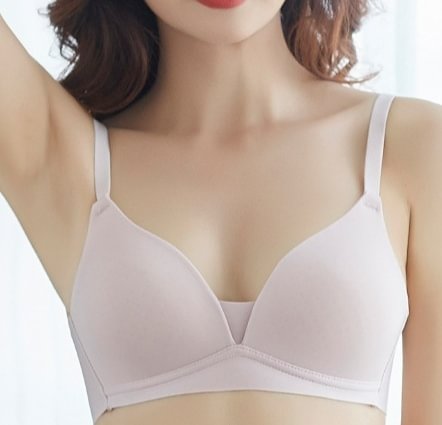 Women's Bra No Steel Ring Thin Hole Cup Gathered Underwear Smooth Light Breathable - vzzhome