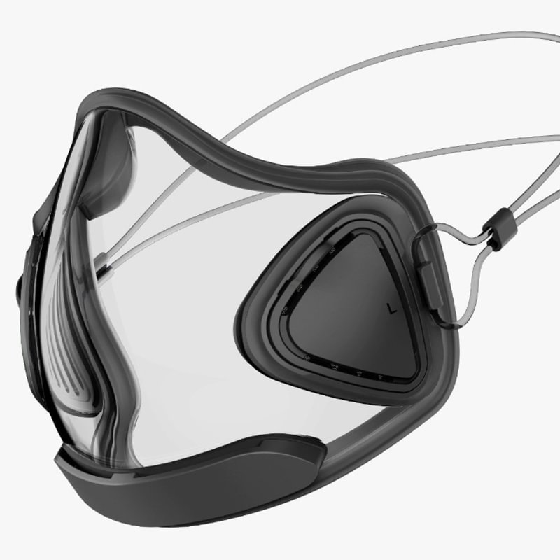 Transparent PC Protection Splash Protection Mask / Techwear Club / Techwear