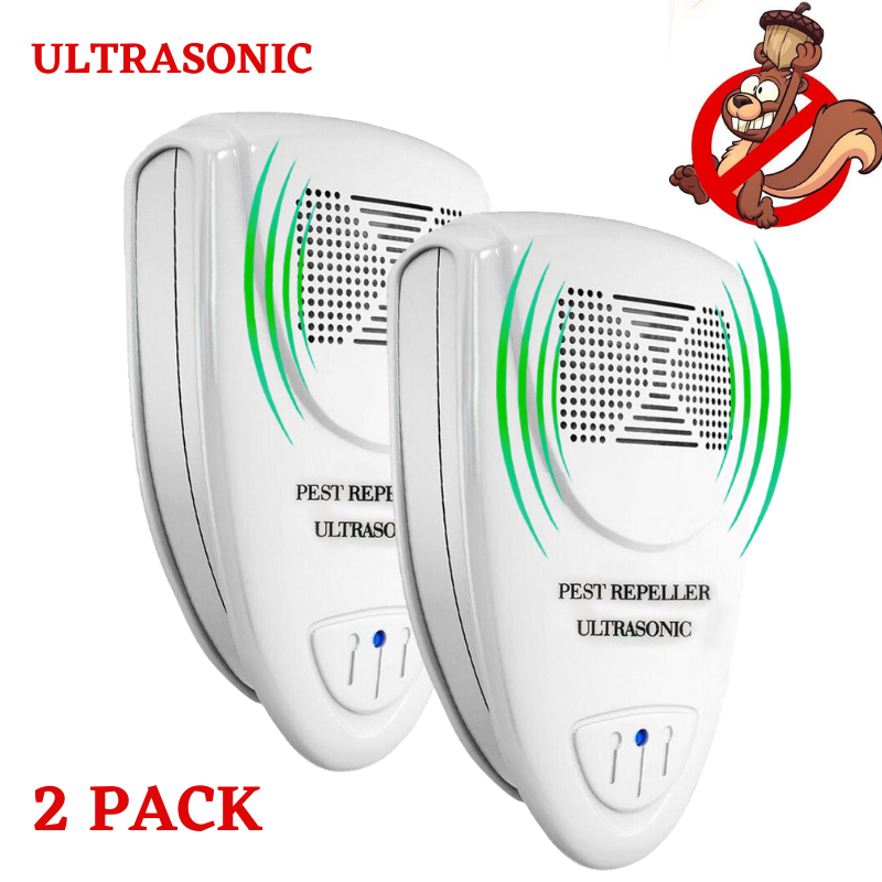 Ultrasonic Squirrel Repellent - Pack Of 2 Deterrent Devices - Get Rid Of Squirrel In 48 Hours、shopify、sdecorshop