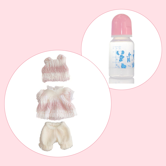 [12 Inches Doll] Adorable Adoption Reborn Baby Clothes Bottle Essentials Accessories Gift Set 2022 -Creativegiftss® - [product_tag]