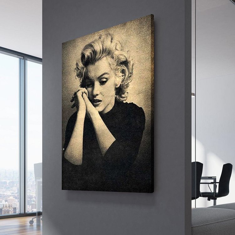 Self-Portrait Of Marilyn Monroe Canvas Wall Art