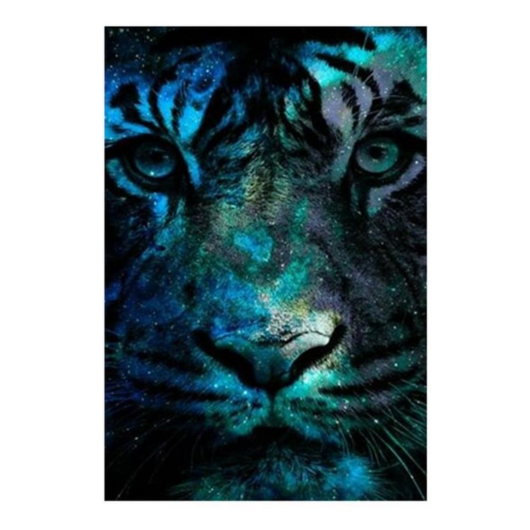 Tiger - Full Square Drill Diamond Painting - 25x35cm(Canvas)