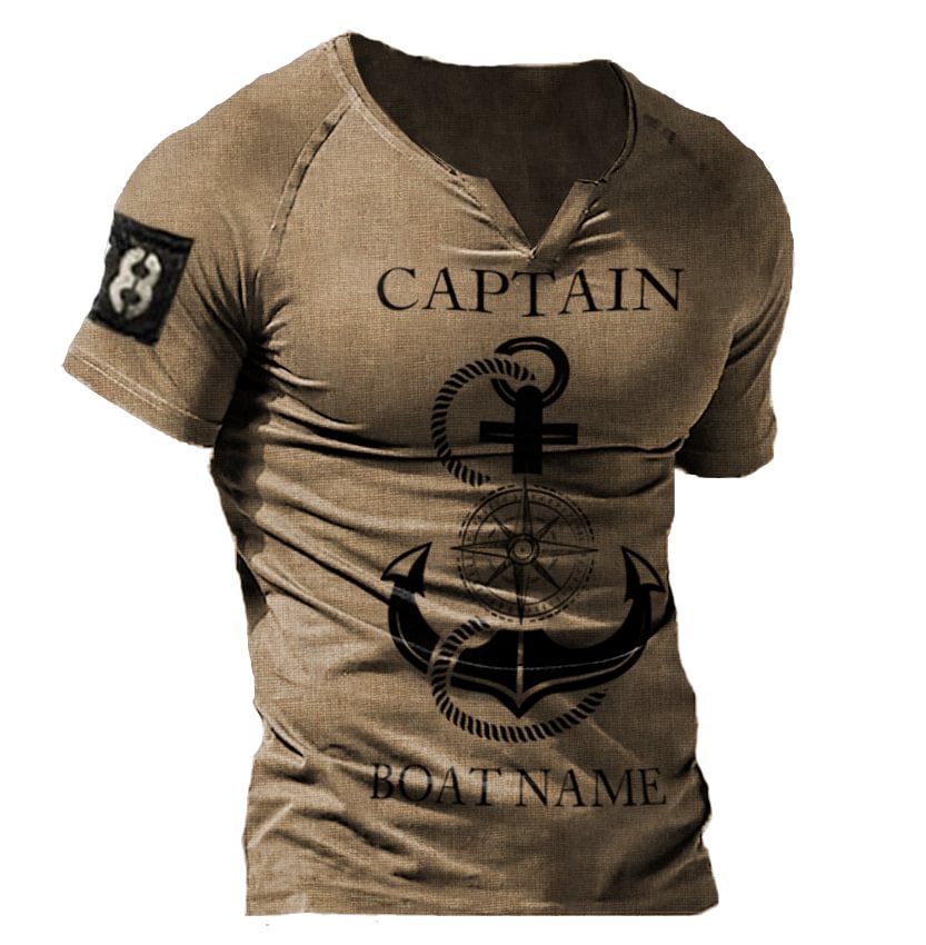 Captain Boat Name T-Shirt / [viawink] /