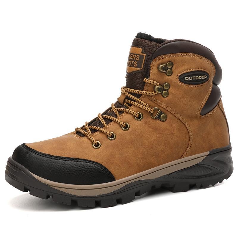 Men's outdoor high-top warm snow boots / [viawink] /