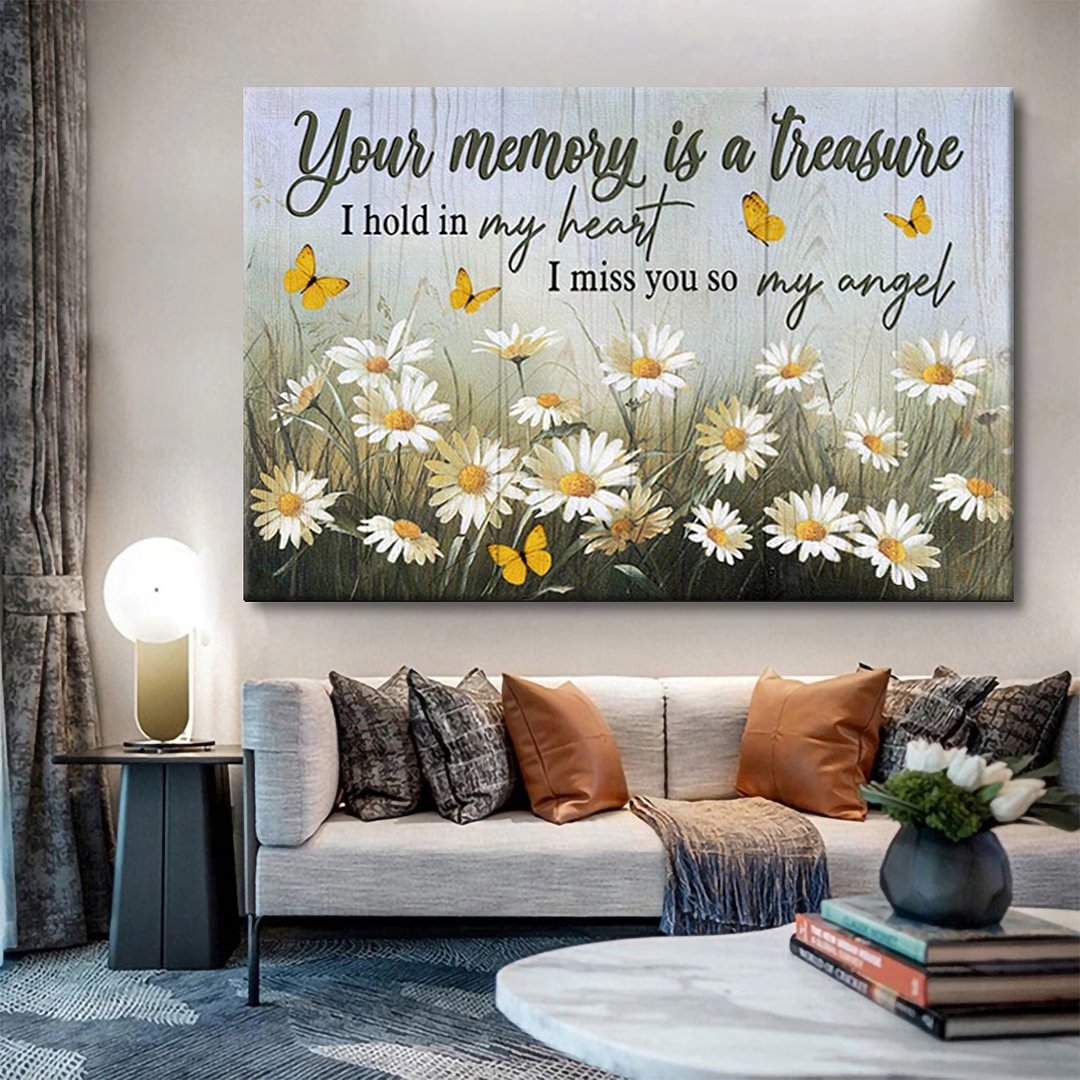 I Miss You Canvas Wall Art