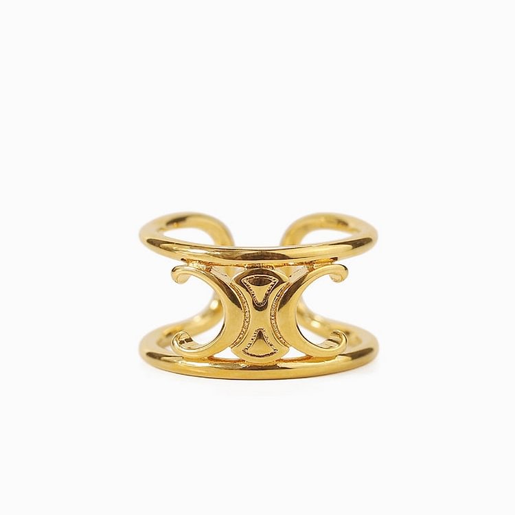 Triumphal Arch Gold Open Ring