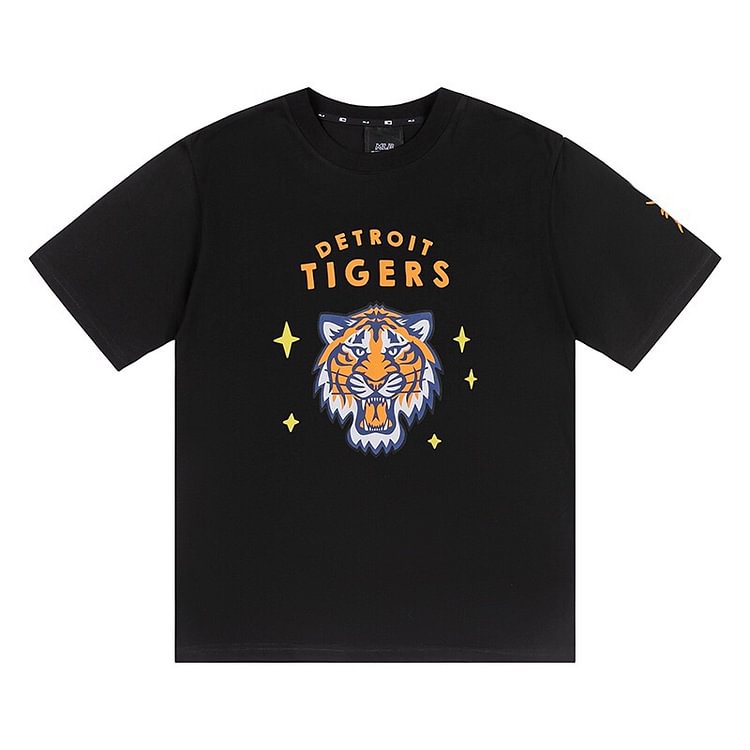 Women's Casual Sports Short Sleeve Tiger T-Shirt