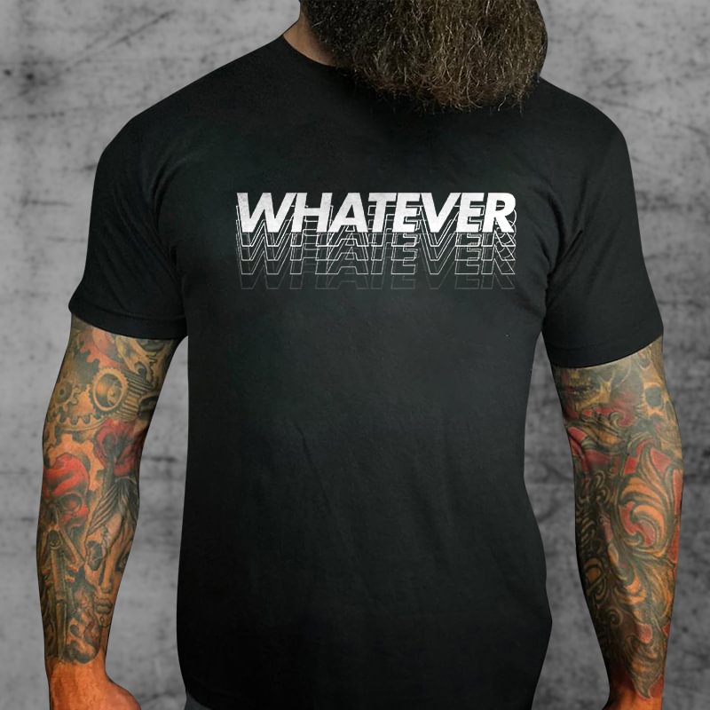 Livereid Whatever Print T-shirt - Livereid